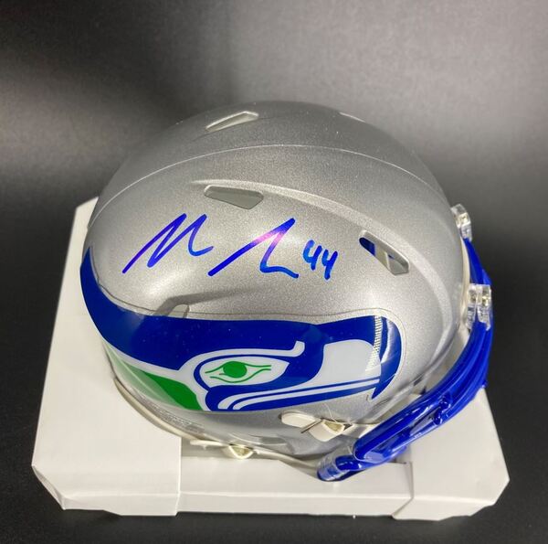 NFL - Seahawks Nick Bellore Signed Alternate Mini Helmet