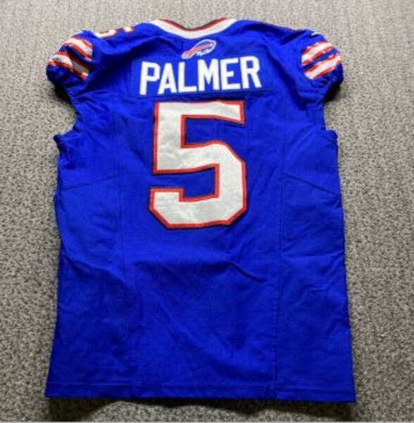 Crucial Catch - Bills Joshua Palmer Game Worn Jersey (9/28/2025) Size 40