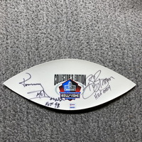 HOF - Eagles Multi Sign WhIte Panel With HOF Logo Signed By Tommy McDona...