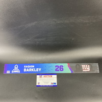 NFL - Giants Saquon Barkley 2023 Pro Bowl Games Nameplate Special Editio...