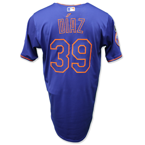 Max Scherzer #21 - Game-Used White Pinstripe Jersey - Mets vs