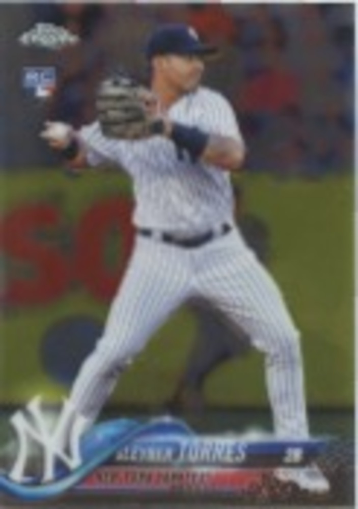 2018 Topps Chrome Update #HMT26 Gleyber Torres Rookie Card