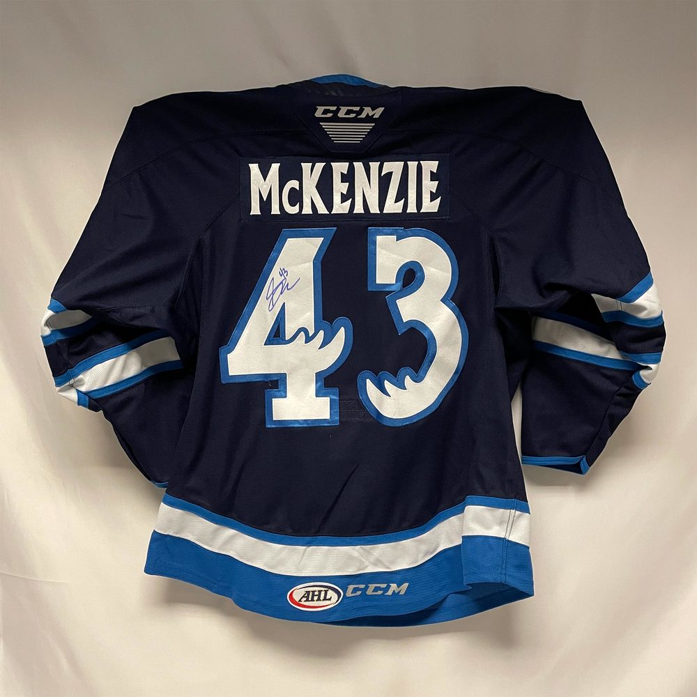AHL Authentic 202021 Manitoba Moose Regular Season Jersey Worn and