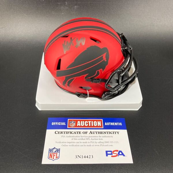Bills - Khalil Shakir Signed Rave Mini Helmet