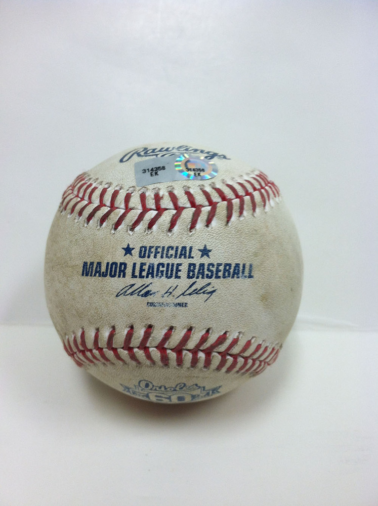 Game Used Baseball Game in which the Baltimore Orioles clinched the