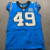 International Series - Panthers Jon Rhattigan Game Used Jersey (11/10/24) Size 42 with 30th Season and Munich Games Patch