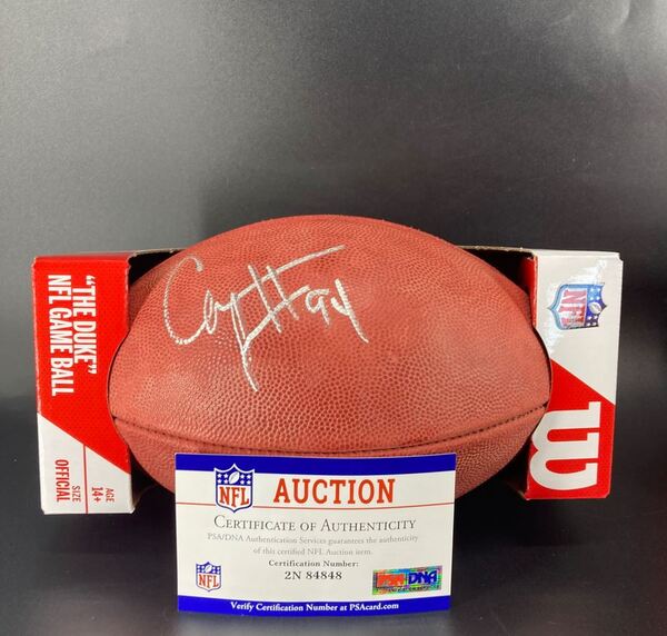 NFL - Saints Cameron Jordan Signed Authentic Football