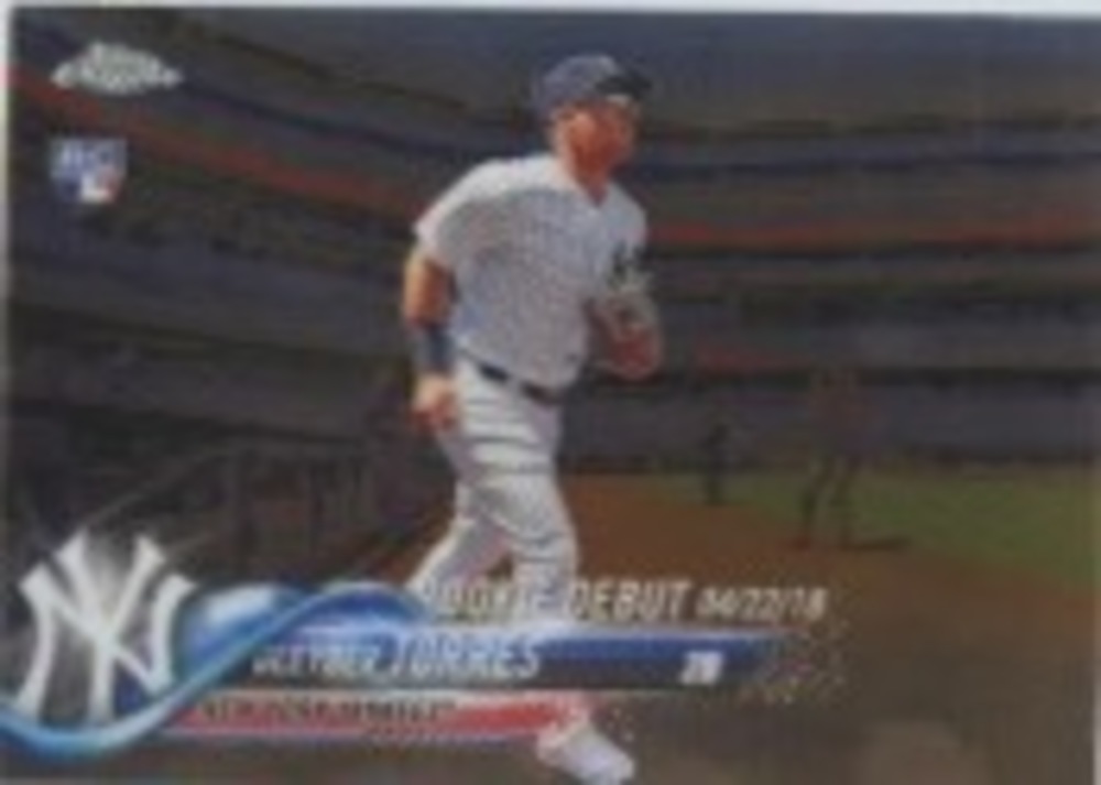 2018 Topps Chrome Update #HMT33 Gleyber Torres Rookie Debut