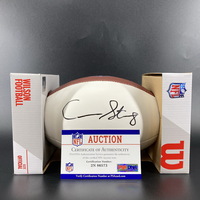 NFL - Eagles Carson Strong signed panel ball