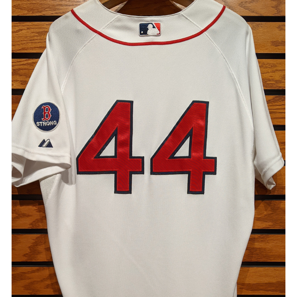 44 Team Issued Home White Jersey Red Sox Auctions