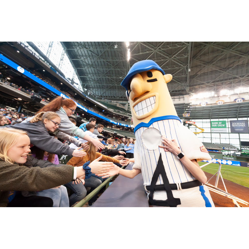 Johnsonville Racing Sausages Visit Kids Package Milwaukee Brewers Auctions