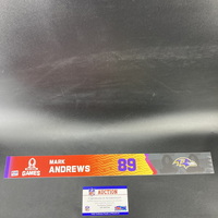 NFL - Ravens Mark Andrews 2023 Pro Bowl Games Nameplate Special Edition ...