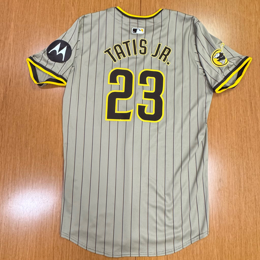 PADRES TATIS JR. ユニフォーム 23 Men's San Diego Padres Fernando Tatis Jr. Nike Tan Alternate