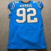 International Series - Panthers Jonathan Harris Game Used Jersey (11/10/24) Size 46 with 30th Season and Munich Games Patch
