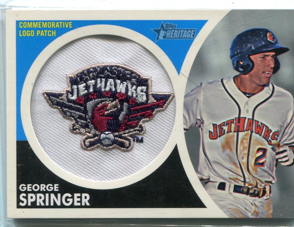 2012 Topps Heritage Minors Cap Logo #GS George Springer