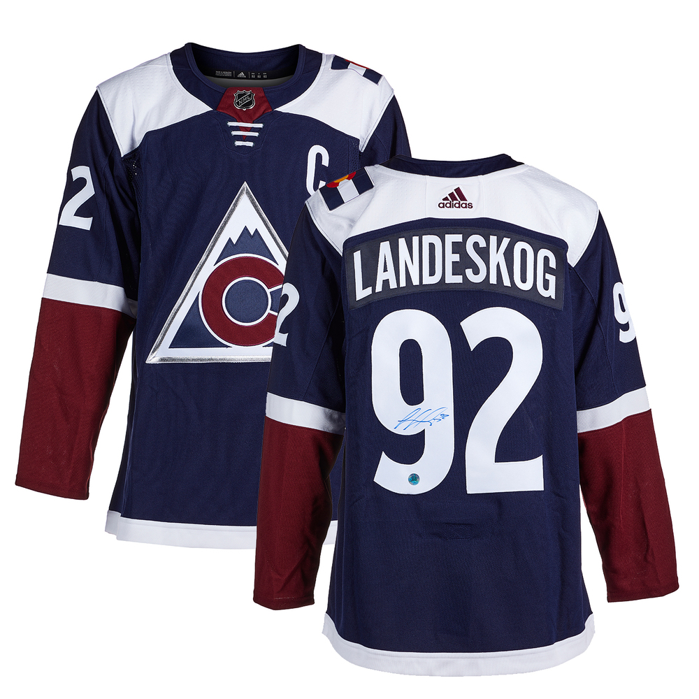 Gabriel Landeskog Signed Colorado Avalanche Alternate adidas Jersey
