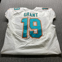 Red Cross - Dolphins Jakeem Grant Game Issued Jersey Size 52