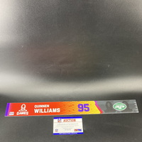 NFL - Jets Quinnen Williams 2023 Pro Bowl Games Nameplate Special Editio...
