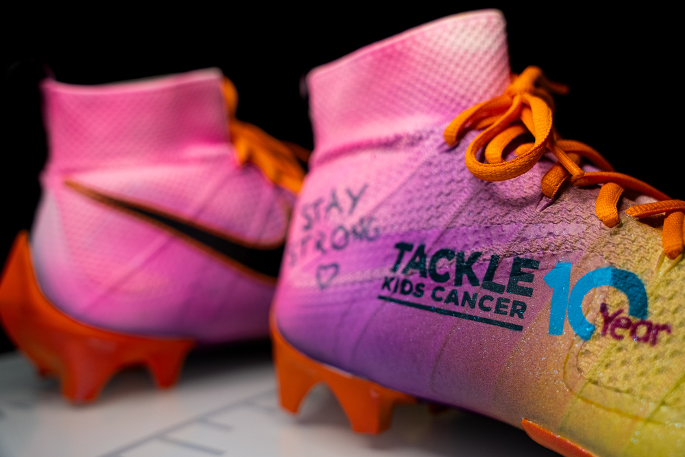 MCMC - Eli Manning 2025 Custom Cleats - Supporting Tackle  display picture 1