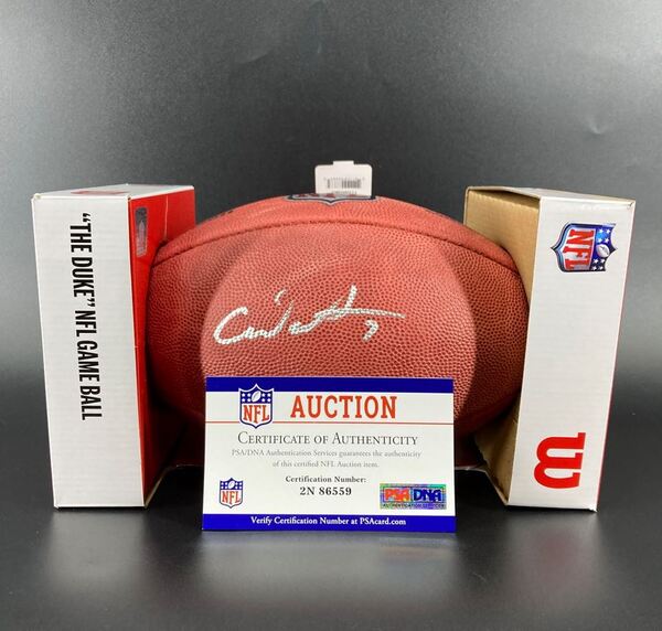 NFL - Packers Christian Watson signed authentic football