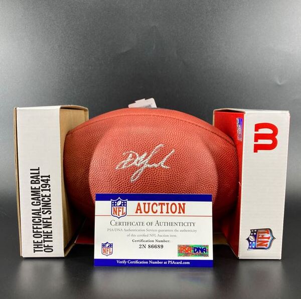 NFL - Falcons Drake London signed authentic football