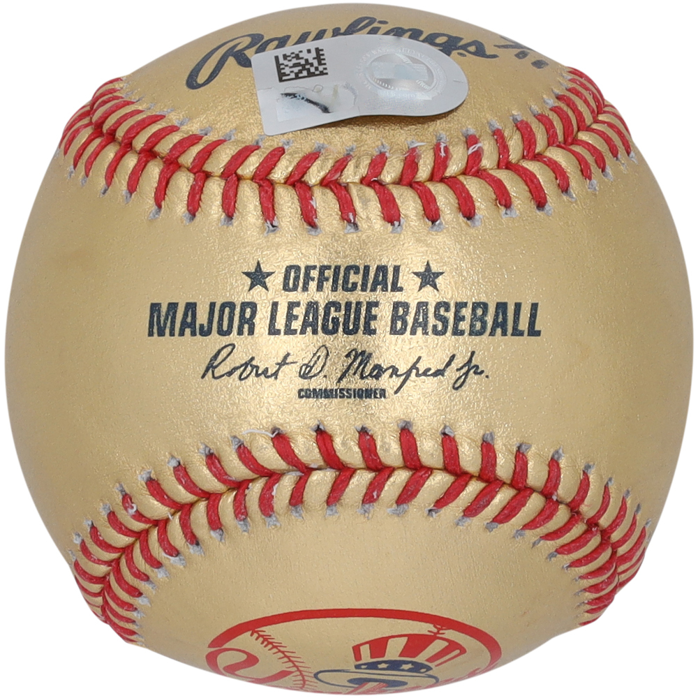 Anthony Volpe New York Yankees Autographed Gold Baseball - Limited