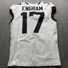 London Games - Jaguars Evan Engram Game Used Jersey (10/13/24) Size 42 with Captains and London Games Patch