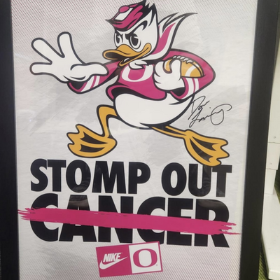 MEN WEAR PINK - Dan Lanning Autographed, Framed 