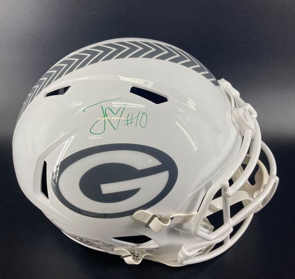 NFL - Packers Jordan Love Signed Replica STS Helmet