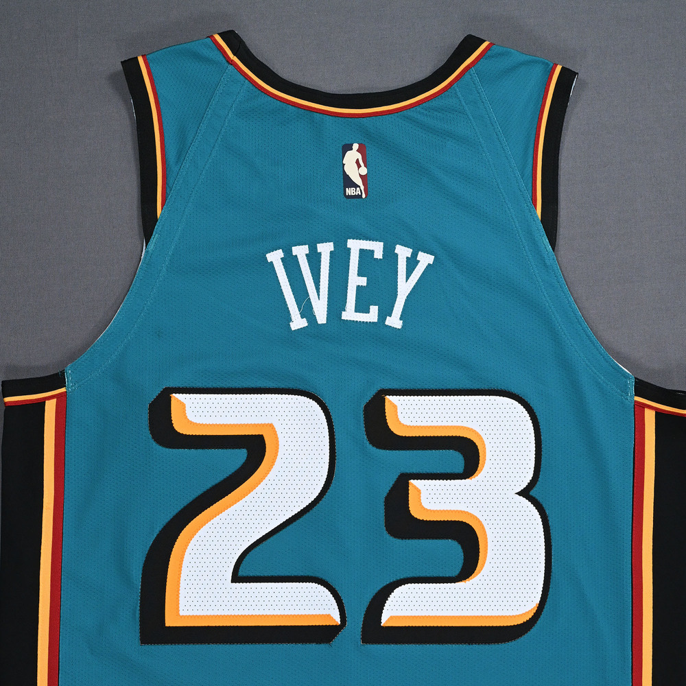 Jaden Ivey Detroit Pistons GameWorn Classic Edition Jersey 5th
