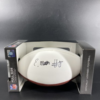 Jets - Elijah Moore Signed Panel Ball With Jets Logo