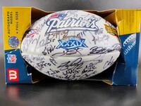 Patriots - Commemorative Super Bowl XXXIX Panel Ball Signed By Over 40 P...