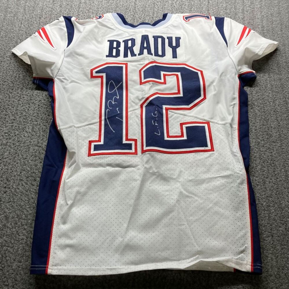 tom brady jersey dress Tom Brady New England Patriots Retired Nike Men's NFL Game Jersey in White, Size: Small