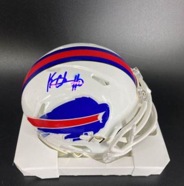 NFL - Bills Keon Coleman Signed Mini Helmet