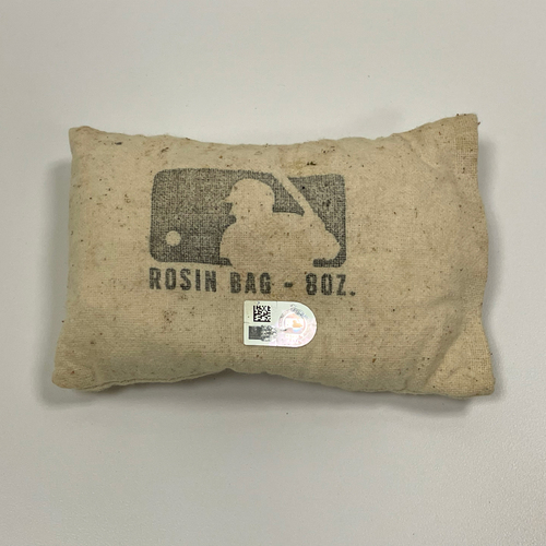 Game-Used Rosin Bag: Angels vs A's 8/9/22 - Ohtani's 1,000th Career Strikeout Game and Season Win #10