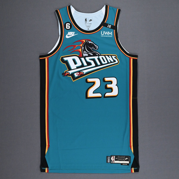 Jaden Ivey Detroit Pistons GameWorn Classic Edition Jersey 5th