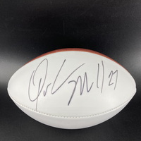 NFL - Eagles Quintin Mikel Signed Panel Ball
