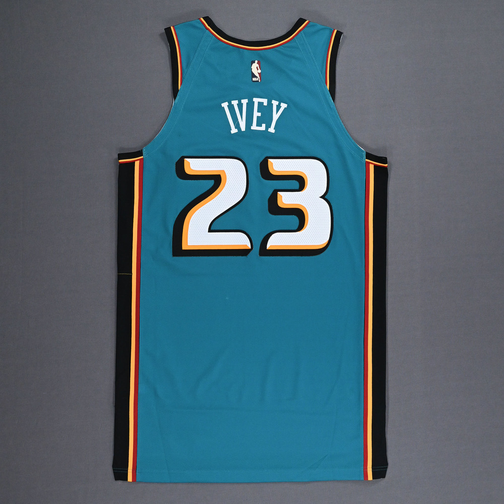 Jaden Ivey Detroit Pistons GameWorn Classic Edition Jersey 5th