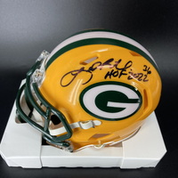 HOF - Packers LeRoy Butler Signed Mini Helmet with HOF 22 Inscription