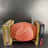 NFL - Dolphins Jaylen Wright Signed Authentic Football with STS Logo