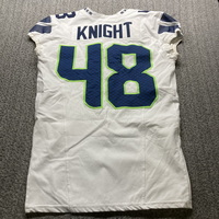 Crucial Catch - Seahawks Tyrice Knight Game Worn Jersey (9/30/2024) Size 40