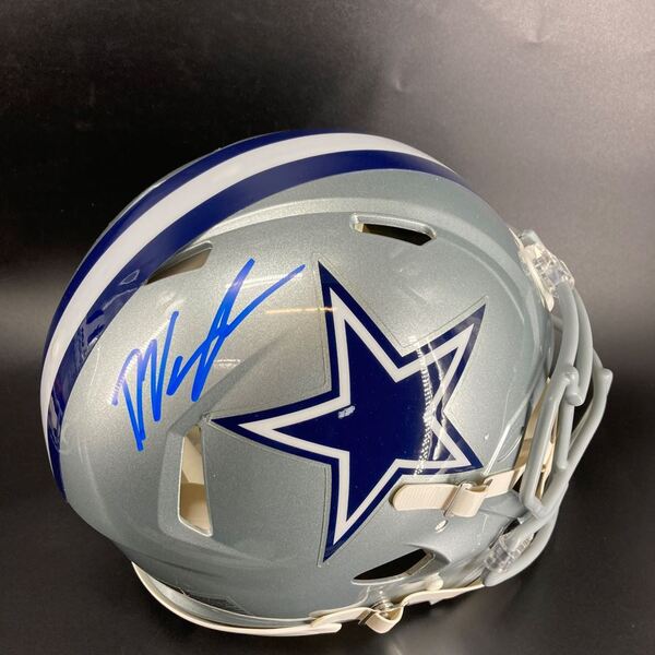 NFL - Cowboys Deuce Vaughn signed authentic helmet