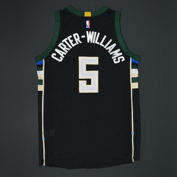 Michael Carter-Williams - Milwaukee Bucks - Game-Worn Road ...
