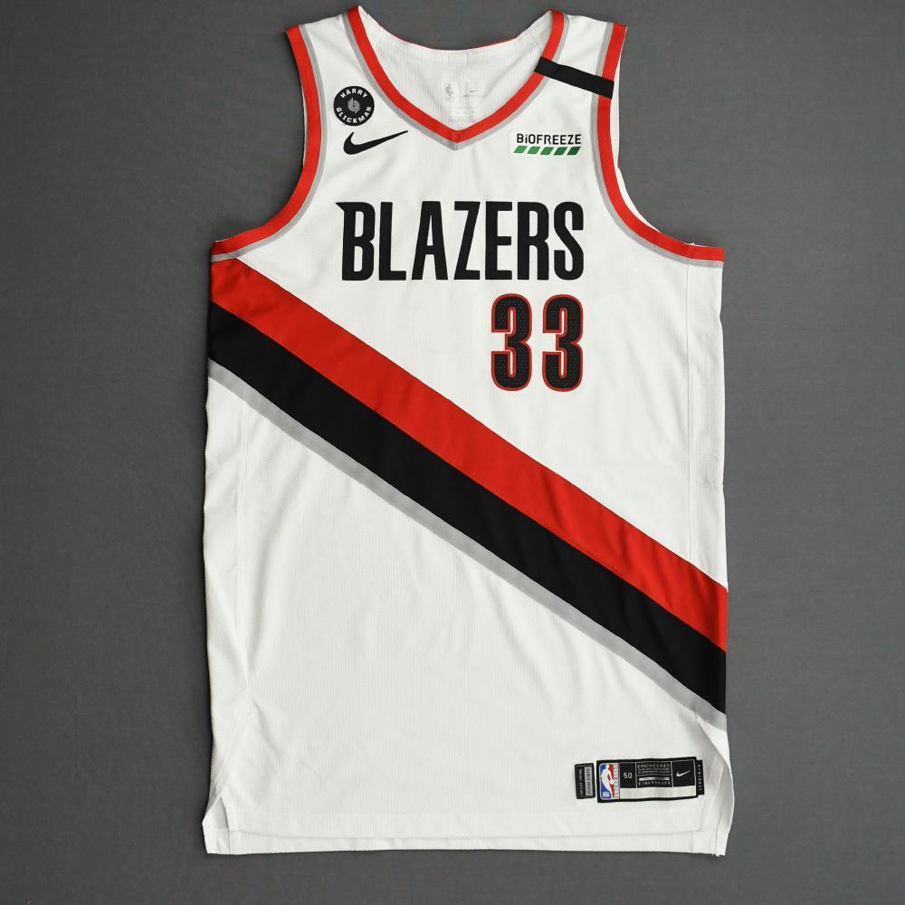 Zach Collins - Portland Trail Blazers - Game-Worn ...