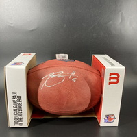 NFL - Panthers Bryce Young Signed Authentic Football with number 9 inscr...