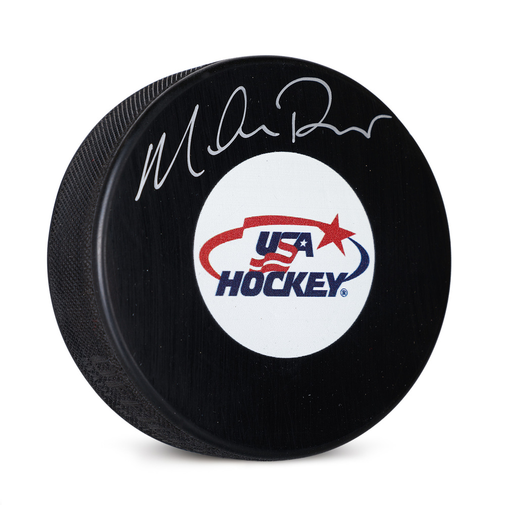 Mike Richter USA Hockey Autographed Hockey Puck