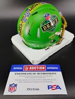 NFL - Giants Abdul Carter Signed NFL Draft Mini Helmet