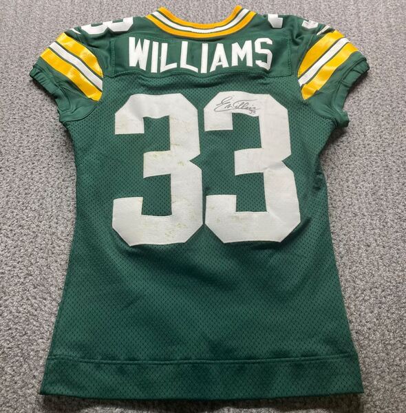 Crucial Catch - Packers Evan Williams Signed Game Worn Jersey (10/12/202...