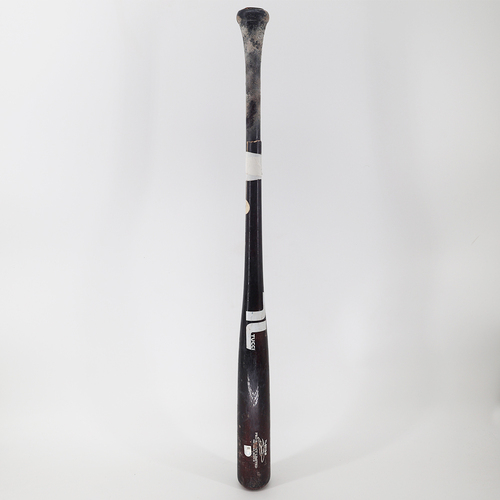Photo of Bo Bichette #19  - Game-Used Cracked Bat - 2-RBI Single off George Kirby - Mets vs. Mariners - 6/3/26