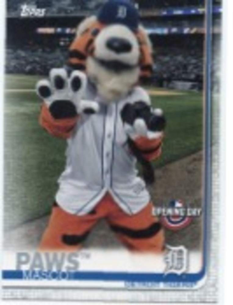 2019 Topps Opening Day Mascots #M13 Paws